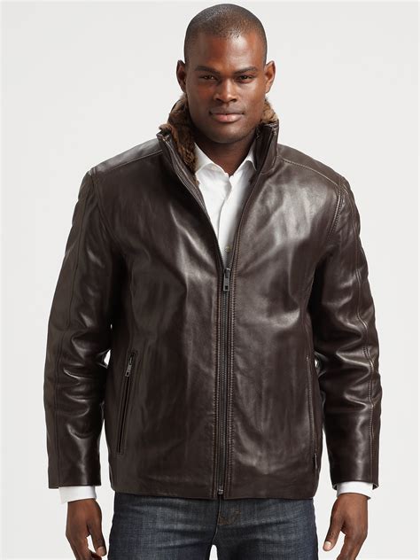 andrew marc leather jacket